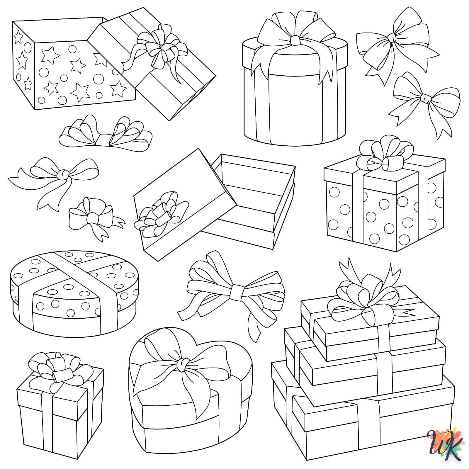 Regalo 85 Disegni da Colorare Regalo 83